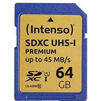 INTENSO SDXC KARTE UHS-I 64GB 3421490 Klasse 10
