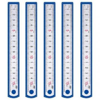 Règle en acier 15 cm pour dessin