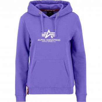 Alpha Industries New Basic Hoodie Electric Violet Female S
