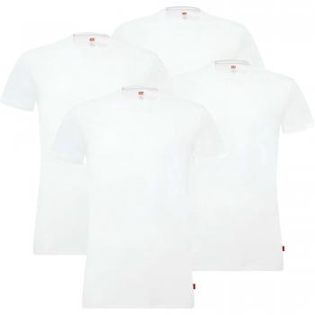 Levi’s Camisetas Hombre 4 Pack Blanco