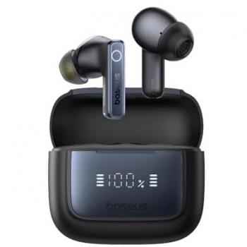 Baseus Bowie 35 Écouteurs ANC – Noir, Bluetooth 5.3, batterie longue durée