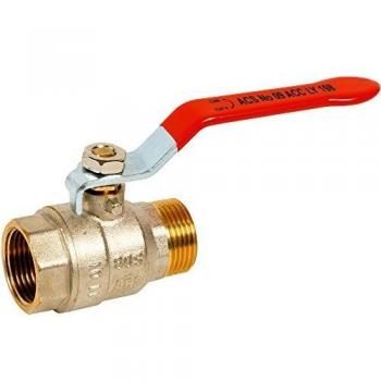 Válvula de Bola de Latón 1.5'' Macho-Hembra PN25