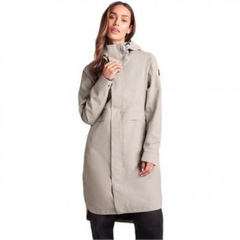 StormGuard Women’s Waterproof Coat – Taupe, Size 10 – TOG24