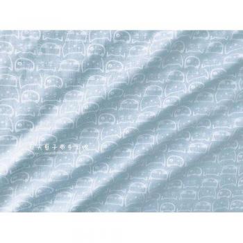 160x50cm Cat Print Cotton Fabric for DIY Projects 160g/m