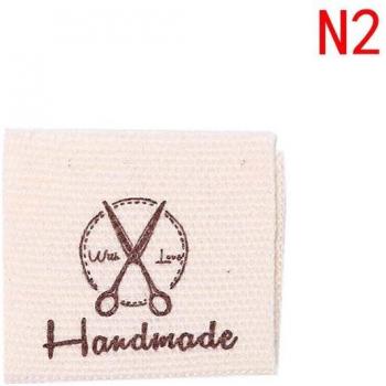 DIY Fabric Tags for Clothing and Bags, 50 Labels