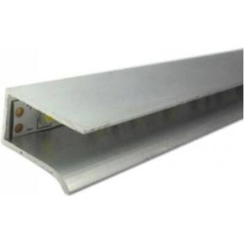 Barra di Lume 3 m in Alluminio per Ripiano Vetrato
