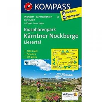 KOMPASS Wanderkarte Biosphärenpark Kärntner Nockberge