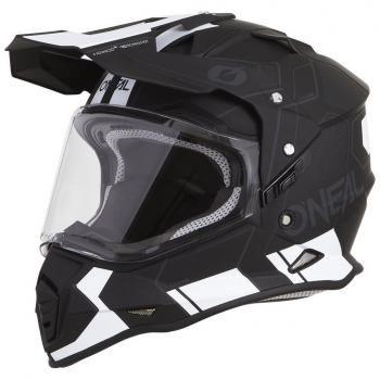 Casco de motociclismo O'NEAL Sierra II | Enduro | Adultos | Color Blanco y Negro | Talla M