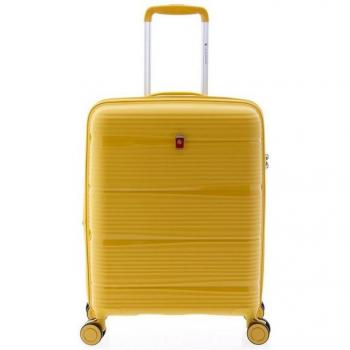 Gladiator 0800 Four-Wheel Yellow Suitcase