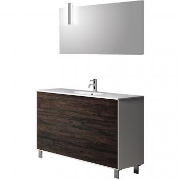 Composizione Moderna IGEA 4 Pezzi Testa di Moro 121x46,5x190