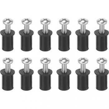 Tuercas M5 con tornillo de sujeción para accesorios de canoa