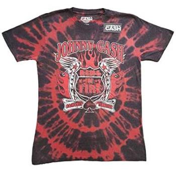 Johnny Cash Red Blaze Tie‑Dye Top – 2XL