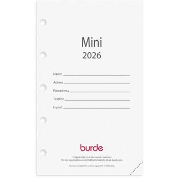 Mini kalender 2026