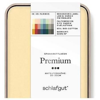 Schlafgut Spannbettlaken »Premium«, nachhaltige Zero Waste Verpackung