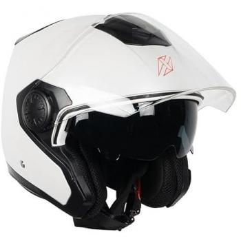 Casque Jet Moto URBO 22.06 Adulte Perle Blanche