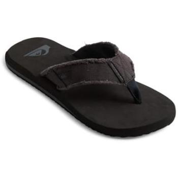 Quiksilver Monkey Abyss Sandals – Black with Dark Brown Accent