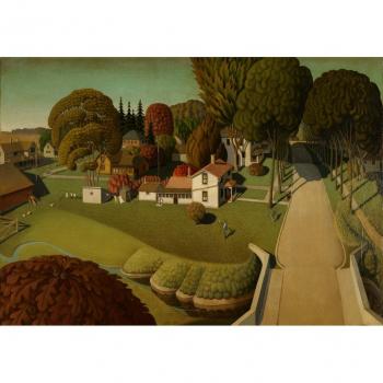 Die Wiege des Präsidenten – Grant Wood, 1931, West Branch, Iowa