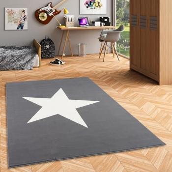 Pergamon Kindertrendline Stern Teppich – Rechteck, 120 × 170 cm, 8 mm