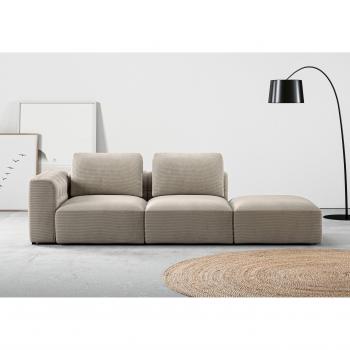Cushid Lounge System RAUM.ID – Kombinierte Chaiselongue & Hocker