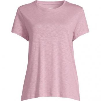 T-shirt donna Casall Soft Texture manica corta rosa chiaro