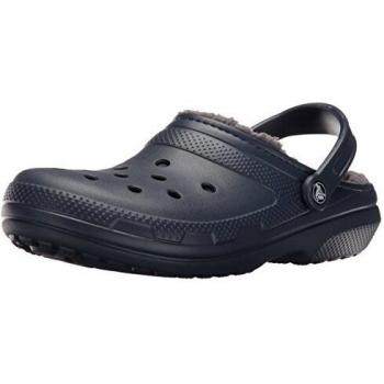 Crocs Classic Lined Zoccoli, Unisex Adulto Navy/Charcoal