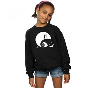 Disney Meisjes Nachtmerrie Voor Kerstmis Oogie Boogie Sweatshirt 12-13 donker