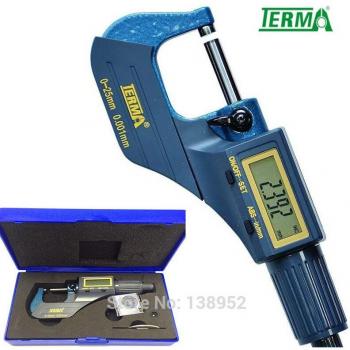 Terma 0-25mm Digital Outside Micrometer with Electronic Readout