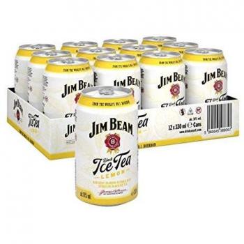 Jim Beam White Ice Tea Lemon Longdrink 0,33 L Dose