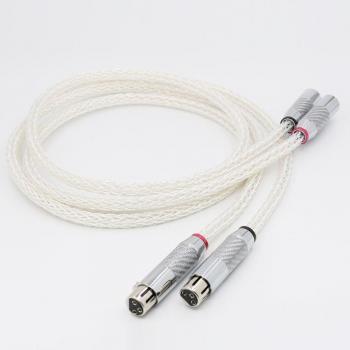 OCC Silver Plated XLR Cable Male to Female