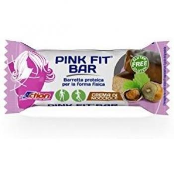 PROACTION PINK FIT BARRETTA PROTEICA PER LA FORMA FISICA ALLA CREMA DI NOCCIOLE 30 G