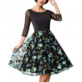 BELSIRA Trachtenkleid – Besticktes Vintage Swing M