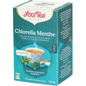 Yogi Thee Minty Chlorella Bio (17 stuks)