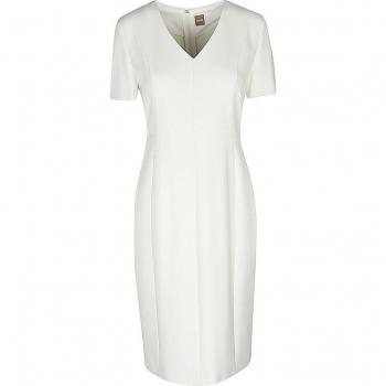 Robe de bureau BOSS DAMAISA blanche 34