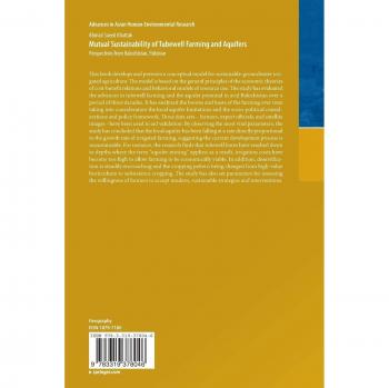 Mutual Sustainability of Tubewell Farming and Aquifers: Perspectives from Balochistan, Pakistan