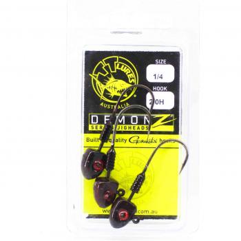Tackle Tactics Jig Demone 1/4oz 2/0H 3/Pacchetto Rottura di Sogni