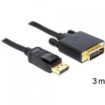 Delock Kabel Displayport Stecker > DVI 24+1 Stecker 3m
