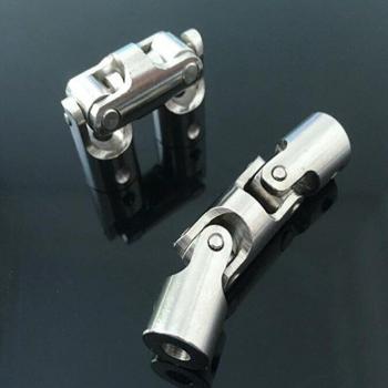 2pcs/lot Micro Universal Joint, Three-Section, 4x4 to 10x10