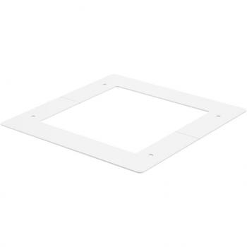 Rosetta a soffitto per profili di supporto DBP130130RW Bianco 1 pz
