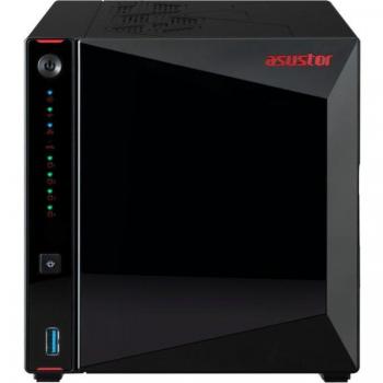 Asustor AS5404T Server NAS di archiviazione con collegamento Ethernet LAN Nero N5105