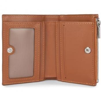 Portefeuille en cuir marron clair Paris PM Lancaster