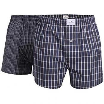 TOM TAILOR Boxershorts für Herren, Doppelpack, mit Knopfleiste