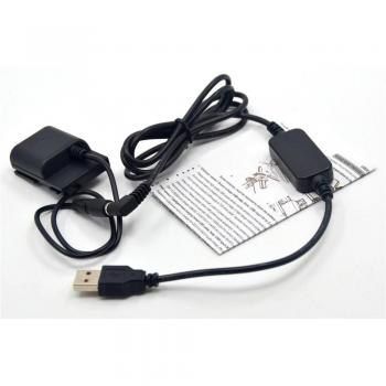 USB Power Bank 5V with DR-20 DC Coupler NB2L Dummy Battery for Canon G7 G9 S40 S45 S50 S55 S60 S70 S80 EOS 350D 400D