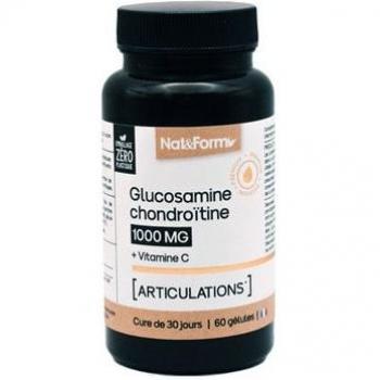 Nat&Form Glucosamina 1000mg com Chondro 60 cápsulas