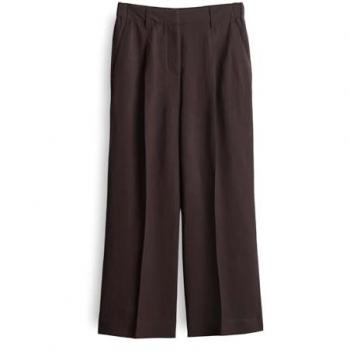 Pantaloni Someday Celino in Marrone – Design Frontale
