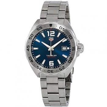 TAG Heuer Herren-Taschenuhr Formula 1, blaues Zifferblatt, Edelstahl