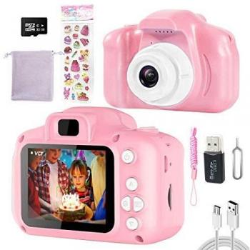 Macchina Fotografica Digitale per Bambini 1080P Rosa