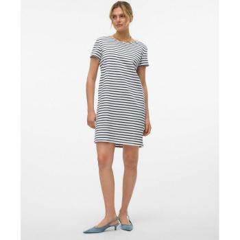 Vero Moda Abby Kleid für den Alltag Weiß Regular Fit XL Damen