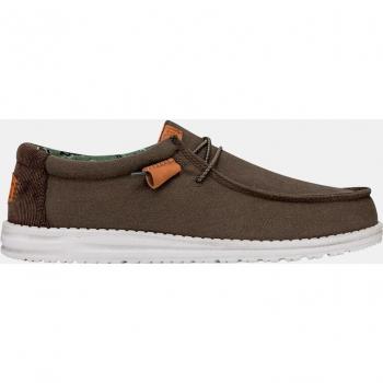 Scarpe da Uomo Hey Dude Wally Workwear Tan EU 42