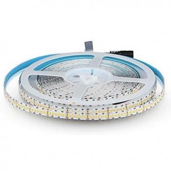 VTAC Striscia Strip led 24V 10m SMD2835 18W/m CRI95 IP20 Luce Fredda 6400K V-tac
