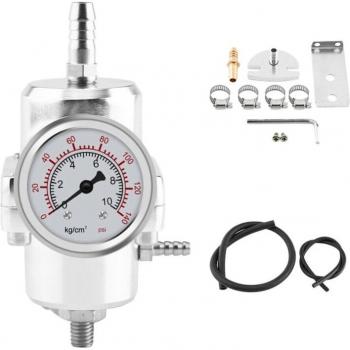 Universal 0-140 PSI Fuel Pressure Regulator with Gauge